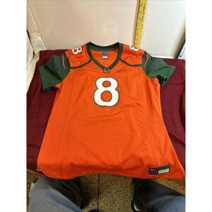 Nike Miami Hurricanes Jersey V-Neck Regular NCAA Football Womens Size L